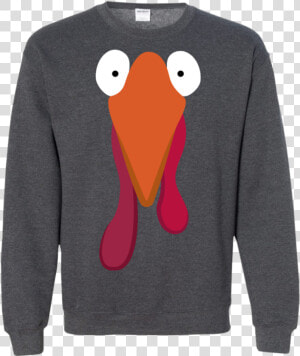 Thanksgiving Day turkey Funny fun cute Crewneck Pullover   Hoodie  HD Png Download