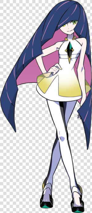 Pokémon Sun And Moon Pokémon Ranger Pokémon Battle   Pokemon Sun And Moon Lusamine  HD Png Download