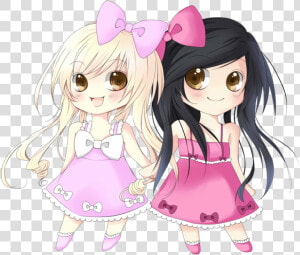 Two Best Friends Cute Drawing  HD Png Download