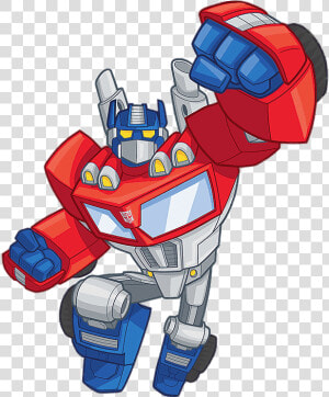 The Transformers Optimus Prime Flying   Cartoon Optimus Prime Rescue Bots  HD Png Download