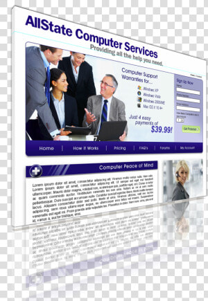 Atlanta allstate Computer Services   Having A Meeting  HD Png Download