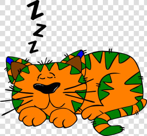 Transparent Nap Clipart   Clipart Sleeping Cat  HD Png Download