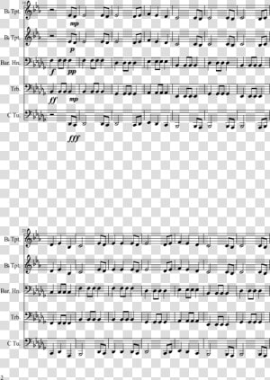 Dovahkiin Brass Quintet Sheet Music Composed By Arr   Sheet Music  HD Png Download