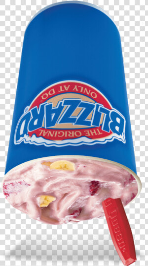 Fresa Plátano Blizzard®   Dairy Queen Banana Split Blizzard  HD Png Download