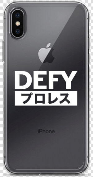 Defy Int Logo Mockup Case On Phone Default Iphone Xxs   Mobile Phone Case  HD Png Download