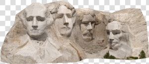 Mount Rushmore   Stone Carving  HD Png Download