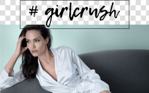 Girl Crush Angelina Jolie   Angelina Jolie Photoshoot Vogue  HD Png Download