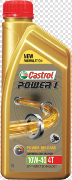 Castrol Power 1 10w40  HD Png Download