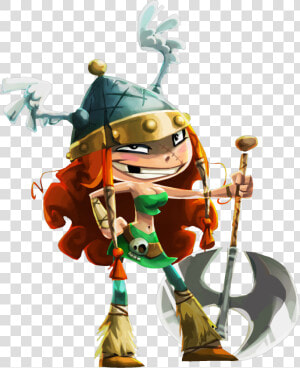 Rayman Legends Viking Girl  HD Png Download