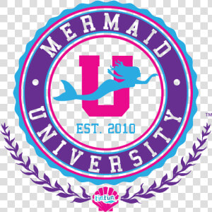 Mermaid Classes Logo   Fin Fun Mermaid University  HD Png Download