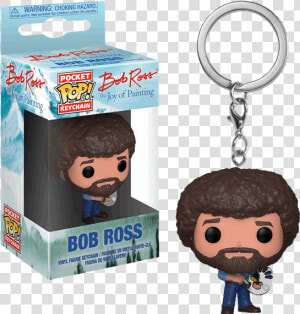 Bob Ross Funko Pop Keychain   Png Download  Transparent Png