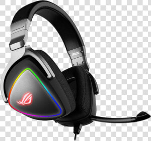 Rog Delta  Rgb Lighting  W  Hi Res Ess Quad Dac  Usb   Asus Rog Delta Headset  HD Png Download