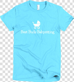 Best Buds Babysitting Logo White Babysitter Logo White   Naked Trump T Shirt  HD Png Download