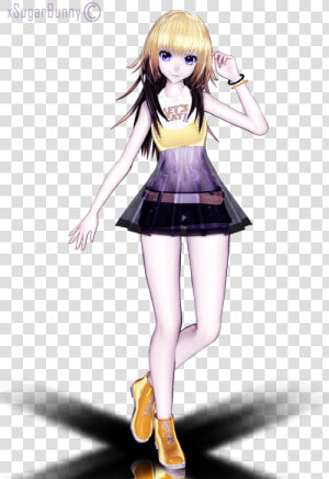 Transparent Chicas Tumblr Png   Fnaf Chica Human Mmd  Png Download