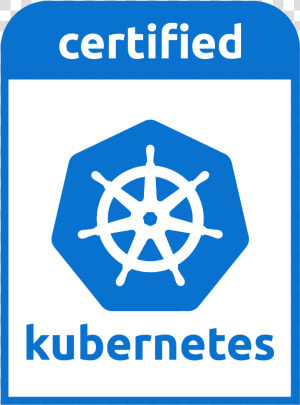 Logo In Blau weiß Mit Aufschrift Certified Kubernetes   Kubernetes Certified  HD Png Download