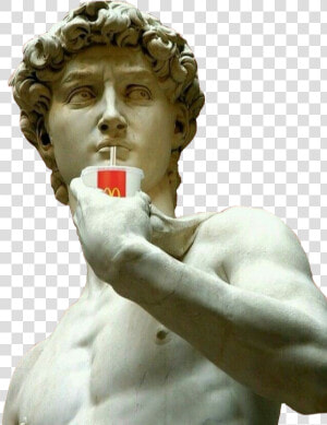  bape  aesthetic  aesthetictumblr  mcdonalds  millenial   Accademia Di Belle Arti Firenze  David Statue  HD Png Download