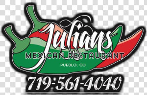 Julians Mexican Restaurant Clipart   Png Download   Graphic Design  Transparent Png