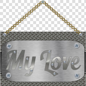 Love  Iron  Chain  Flat  Design  Creative  Screw  Bolt   Chain  HD Png Download