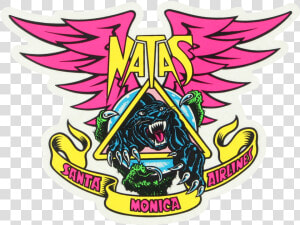 Santa Cruz Sma Natas Panther Sticker  HD Png Download