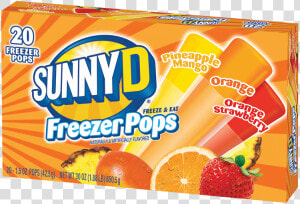 Sunnyd 20ct 1   5oz   Sunny D Pineapple Mango  HD Png Download