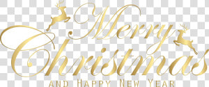 Happy New Year Merry Christmas And Clipart With Black   Merry Christmas And Happy New Year Png  Transparent Png