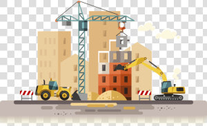 Construction Digital Marketing   Building Construction Clipart  HD Png Download