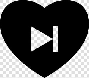 Heart Play Next Button   Letra A Con Un Corazon  HD Png Download