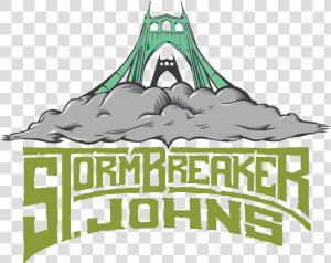 St Johns Stormbreaker Logo Green Type   Illustration  HD Png Download