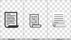 Page With Curl On Various Operating Systems   Monochrome  HD Png Download