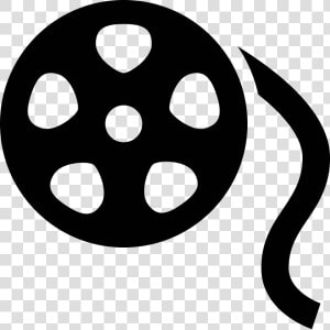 Movies Vector Roll Film   Film Reel Silhouette Png  Transparent Png