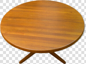 Danish Solid Teak Round Coffee Table  1970s Src Https   Coffee Table  HD Png Download