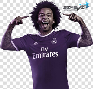 Marcelo By Szwejzi   Real Madrid Purple Marcelo  HD Png Download