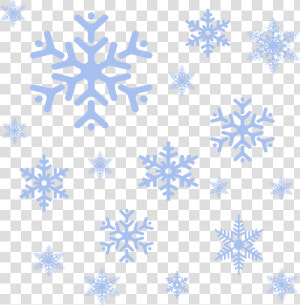 Transparent Snowflakes Clipart Black And White   Falling Blue Snowflakes Png  Png Download