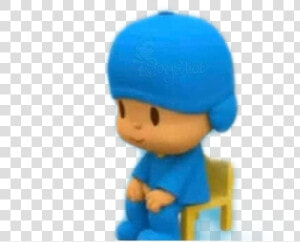  pocoyo Sentado   Pocoyo Sentado Sticker  HD Png Download