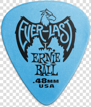 48mm Blue Everlast Picks 12 pack Front   Ernie Ball Everlast Picks  HD Png Download