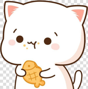  kawaii  cat  galleta  galletita  cookie  kawaii   Hình Mèo Con Chibi  HD Png Download