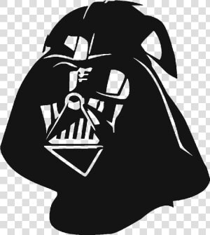 Anakin Skywalker Stormtrooper Boba Fett Wall Decal   Darth Vader Mask Silhouette  HD Png Download