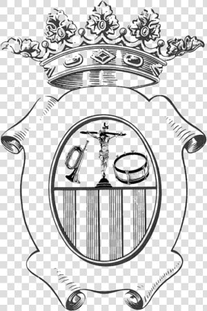 Escudo De La Asociación Cultural Musical De Cornetas   Sketch  HD Png Download