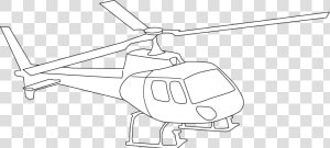 Helicopter Coloring Page   Helicopter Rotor  HD Png Download