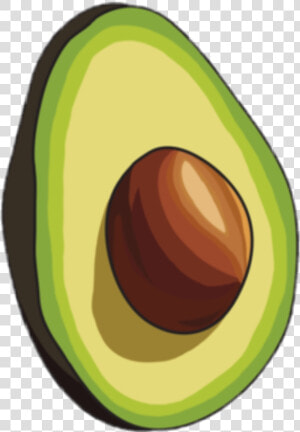  avocado  tumblr  food  lmao  aesthetic  yummy  tasty   Sticker Vsco Green Avocado  HD Png Download