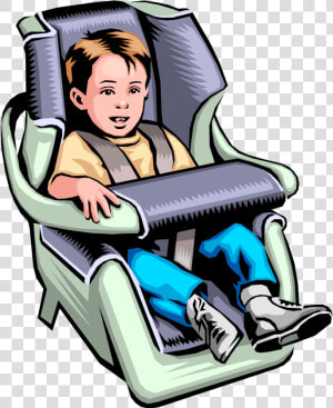 Child Passenger Safety Week Clipart   Child In Safety Seat Clipart  HD Png Download