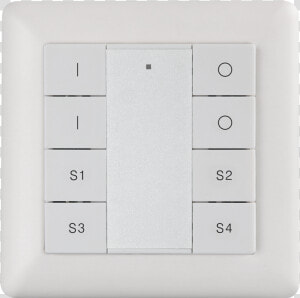 Sunricher Z Wave Push Button Wall Switch Z Wave Plus   Computer Component  HD Png Download