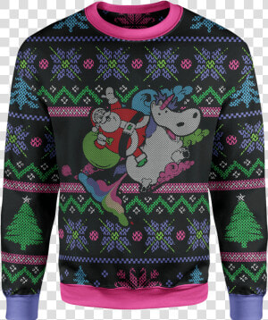 Christmas Sweater 4xl Rainbow Unicorn Christmas Sweater   Unicorn Christmas Sweater  HD Png Download