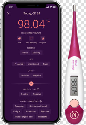 Cov 19 Tracker Mockups Nc Cov 19 Trackers W Thermometer   Mobile Phone  HD Png Download