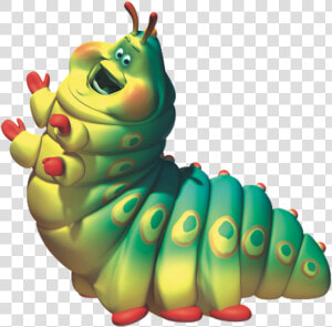 Clip Art Fat Caterpillar   Bugs Life Characters  HD Png Download