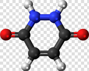 Maleic Hydrazide Molecule Ball   Ball And Stick Model Of Propene  HD Png Download