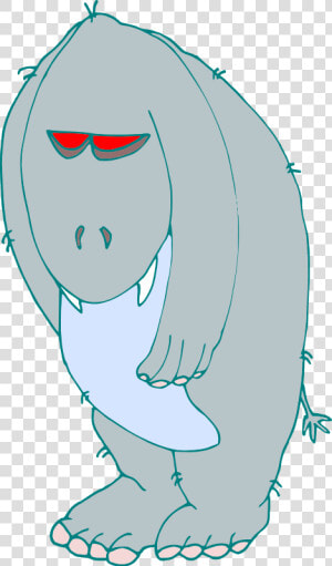 Bigfoot   Cartoon  HD Png Download