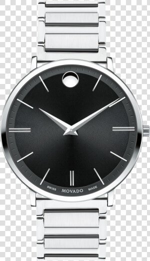 Movado Ultra Slim   Movado Ultra Slim Stainless Steel  HD Png Download