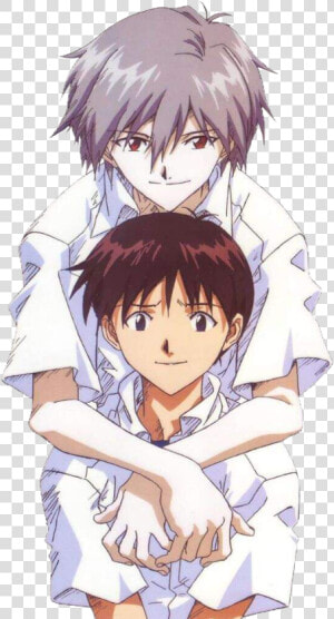  shinji  shinjiikari  kaworu  kaworunagisa  nge  neongenesisevangelion   Shinji Ikari Kaworu Nagisa  HD Png Download