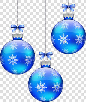 Blue Christmas Clip Art   Transparent Christmas Ball Blue Png  Png Download